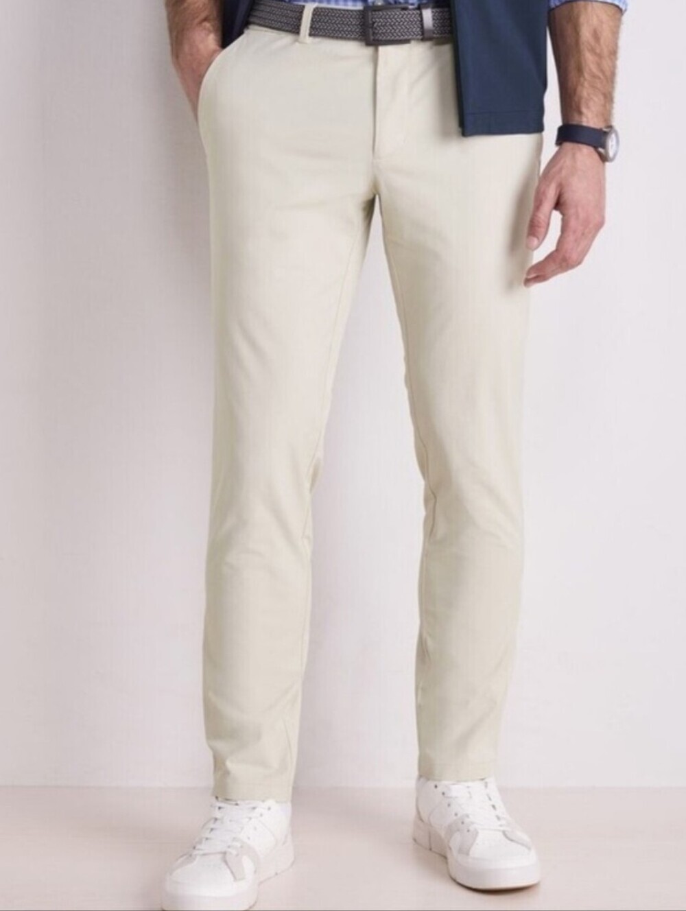 Vineyard Vines On-The-Go (OTG) Pants Size 44x34 in Khaki Tan Performance Golf